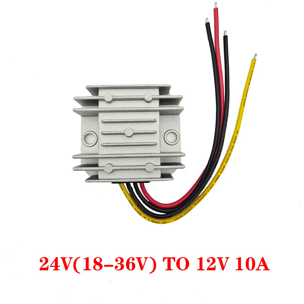 DC DC Converter Step Down Voltage Regulator &ndash; Versatile Power Supply for Multiple Voltages 10A24V(18-36V)to12V