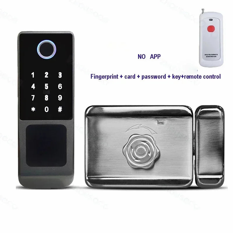 ZhouSoco Smart Fingerprint Waterproof Door Lock with Bluetooth &amp; WiFi Control A-2