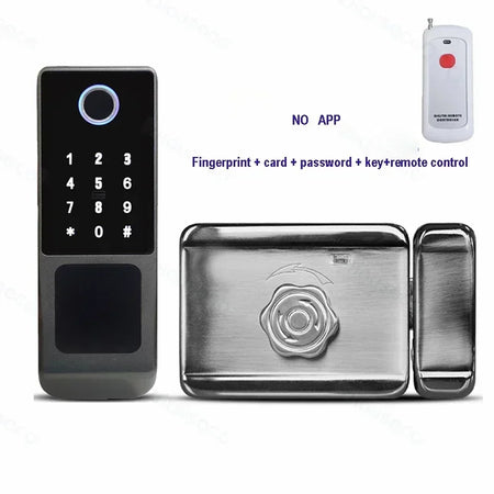 ZhouSoco Smart Fingerprint Waterproof Door Lock with Bluetooth &amp; WiFi Control A-2