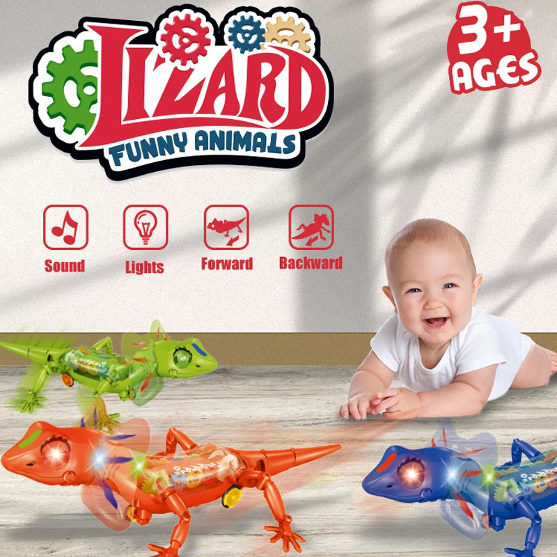 Electronic Pets Lizard Walking Toy &ndash; Realistic Walking Motion