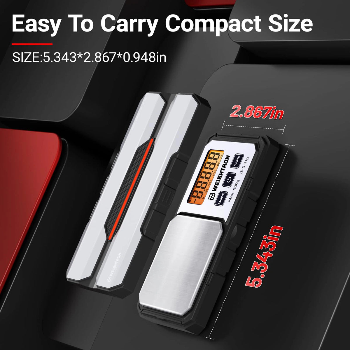 JS010-500 Digital Pocket Scale &ndash; Ultra Precise 0.01g