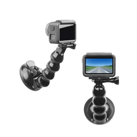Suction Cup Camera Car Mount for GoPro, DJI Osmo &amp; Smartphones