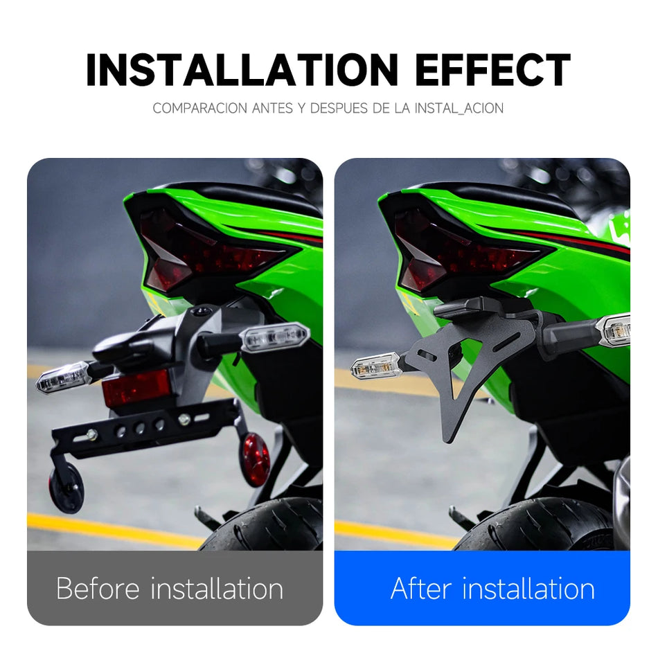 CNC alumīnija numura zīmes turētājs Kawasaki ZX-4R ZX4RR 2023.