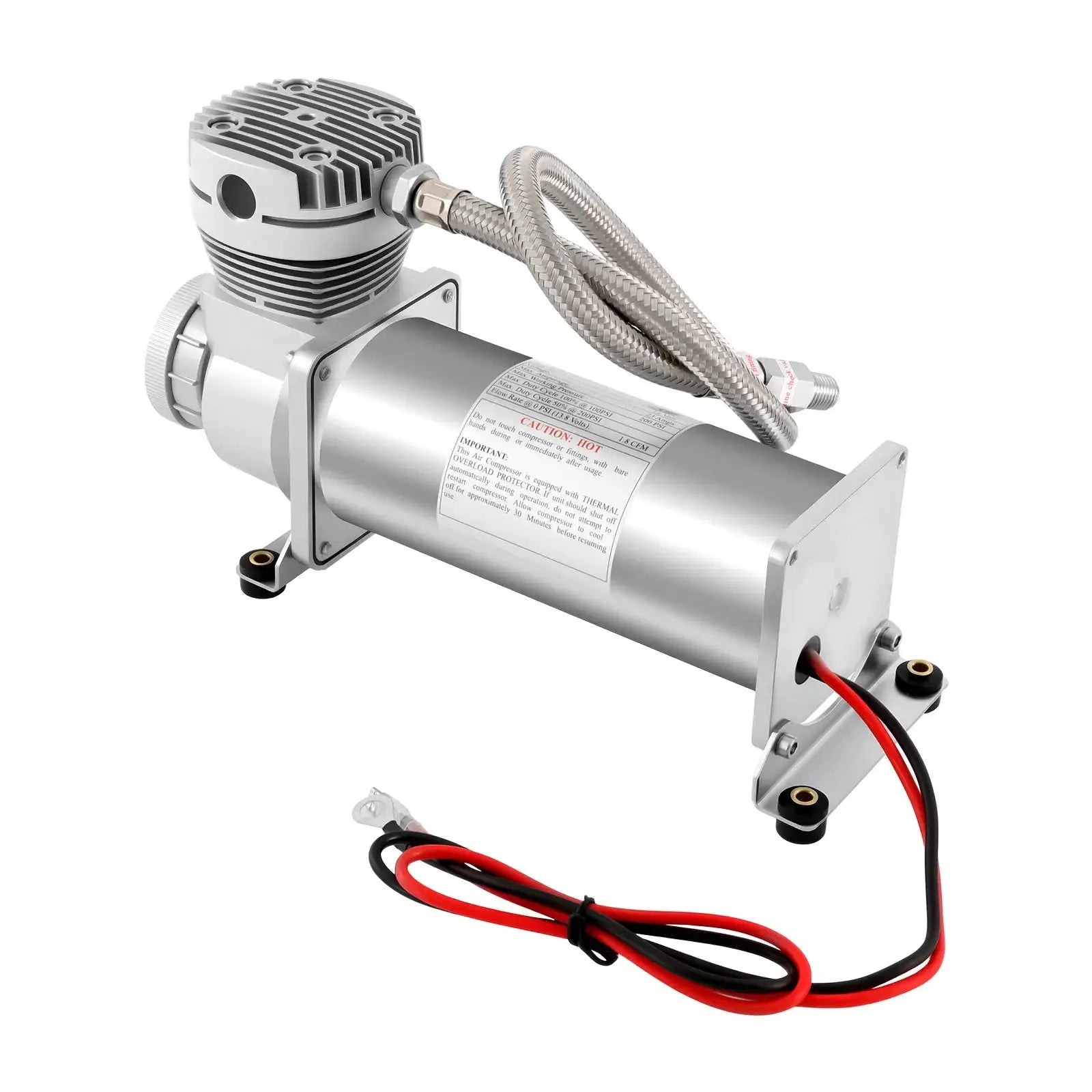 12V Air Compressor Kit &ndash; 200 PSI Copper Motor Heavy Duty