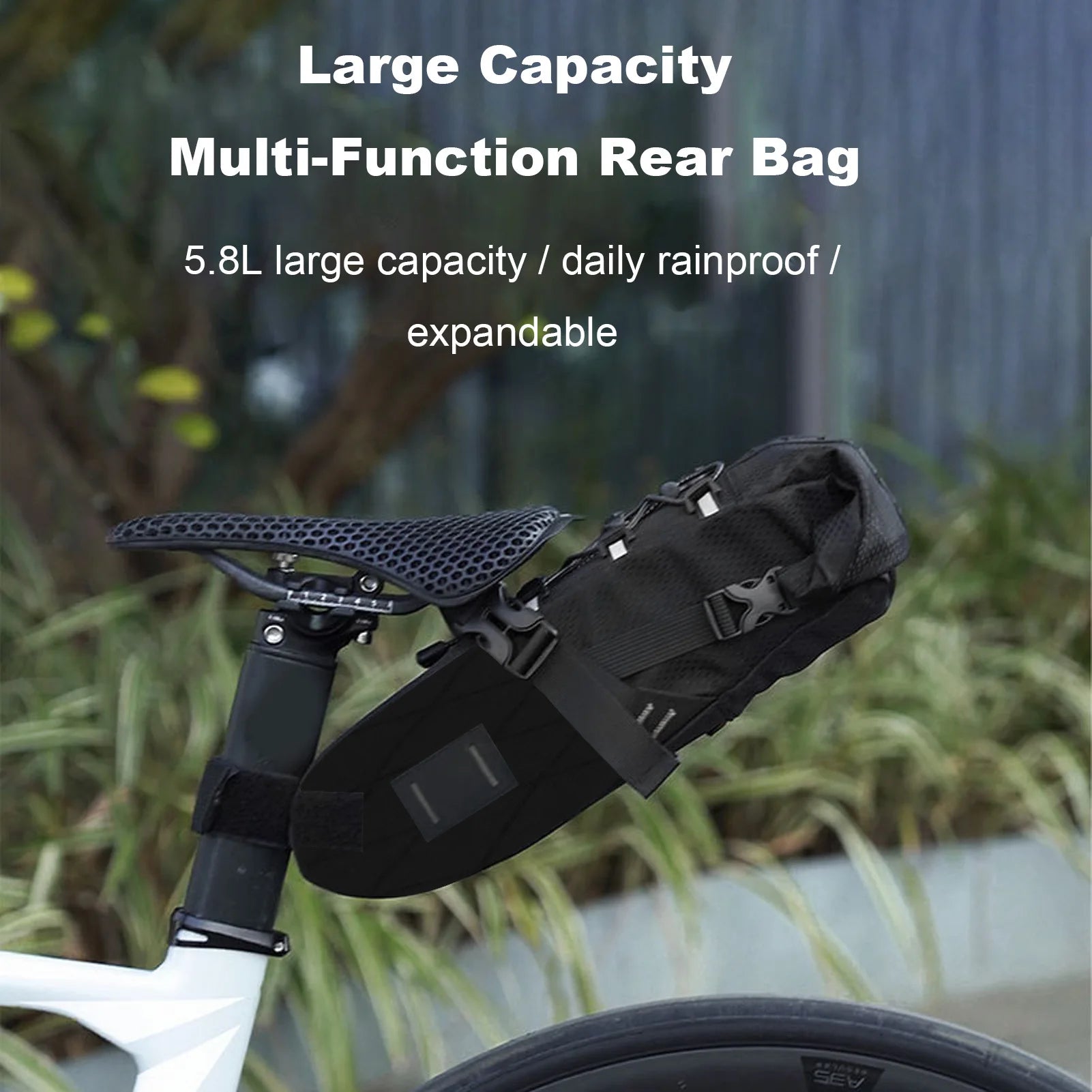 Bike Saddle Bag Under Seat &ndash; 5.8L Capacity Pack For Bikes
