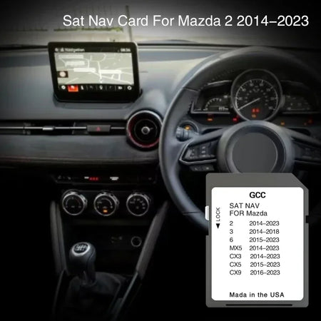 NAVINESA Mazda2 Connect1 SD Card 8GB &ndash; Gulf Maps Update CHINA / for Mazda 2 2021