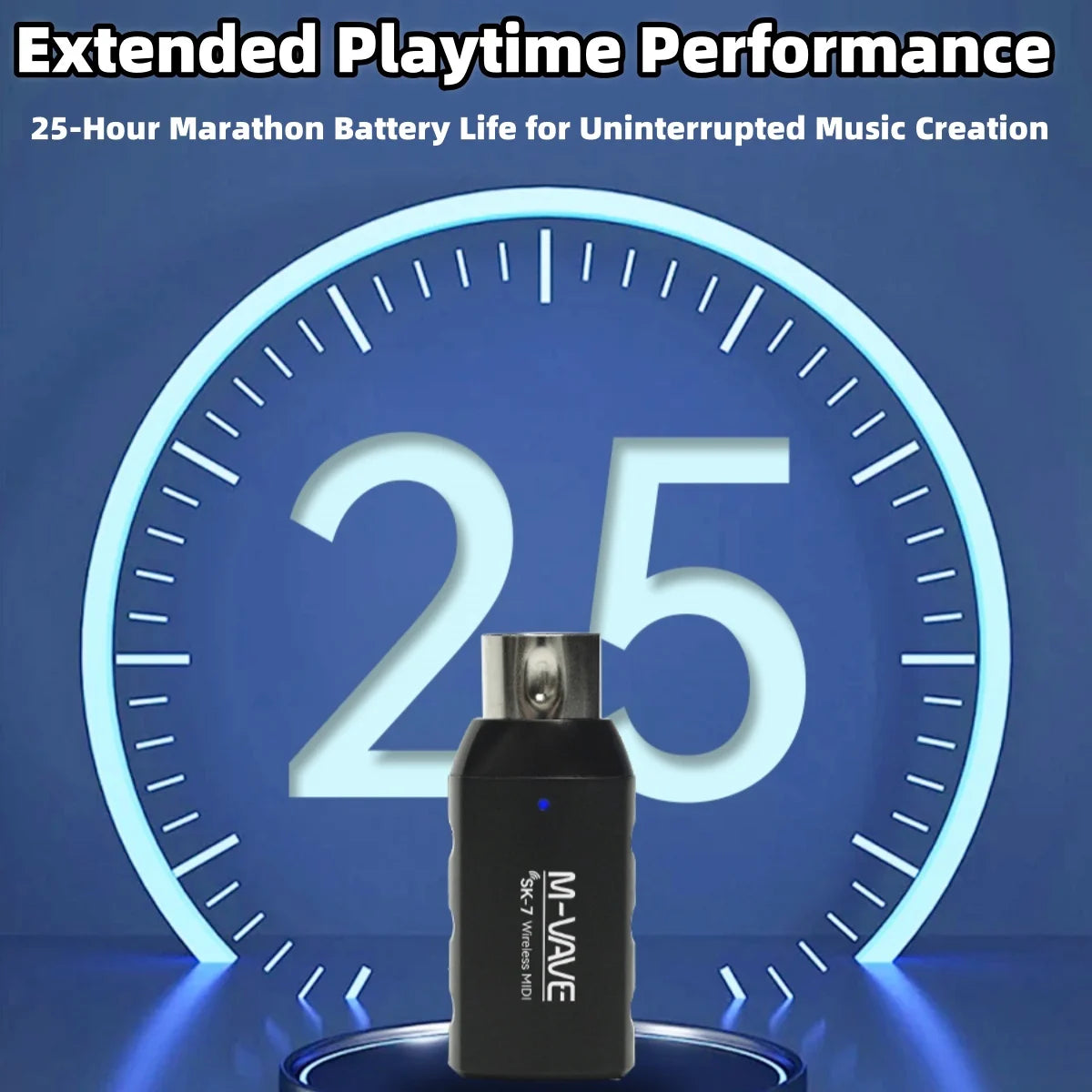 M-VAVE SK7 1/2/5/10 Wireless MIDI Adapter - Low Latency