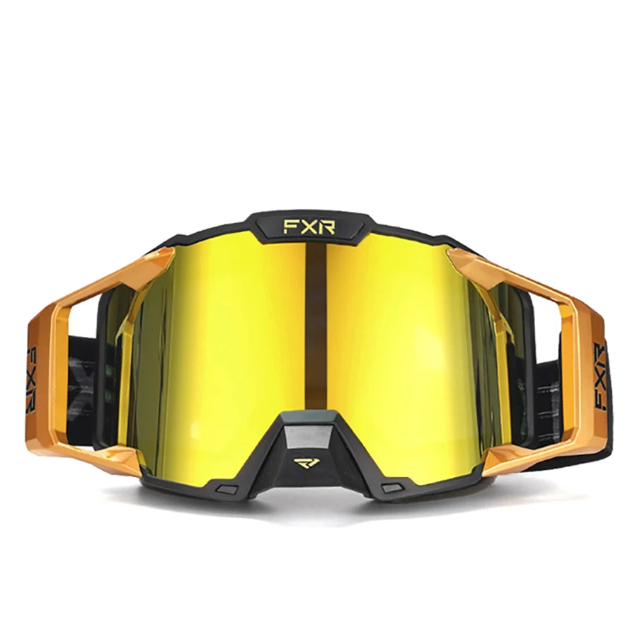 FXR motoristične očala proti meglenju dvojna plast UV zaščita