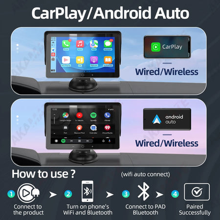 7Inch Car Radio Display Multimedia Player &ndash; CarPlay BT