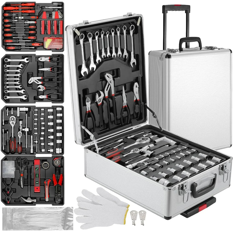 799 Piece Mechanic Tool Set With Trolley Case Wrenches