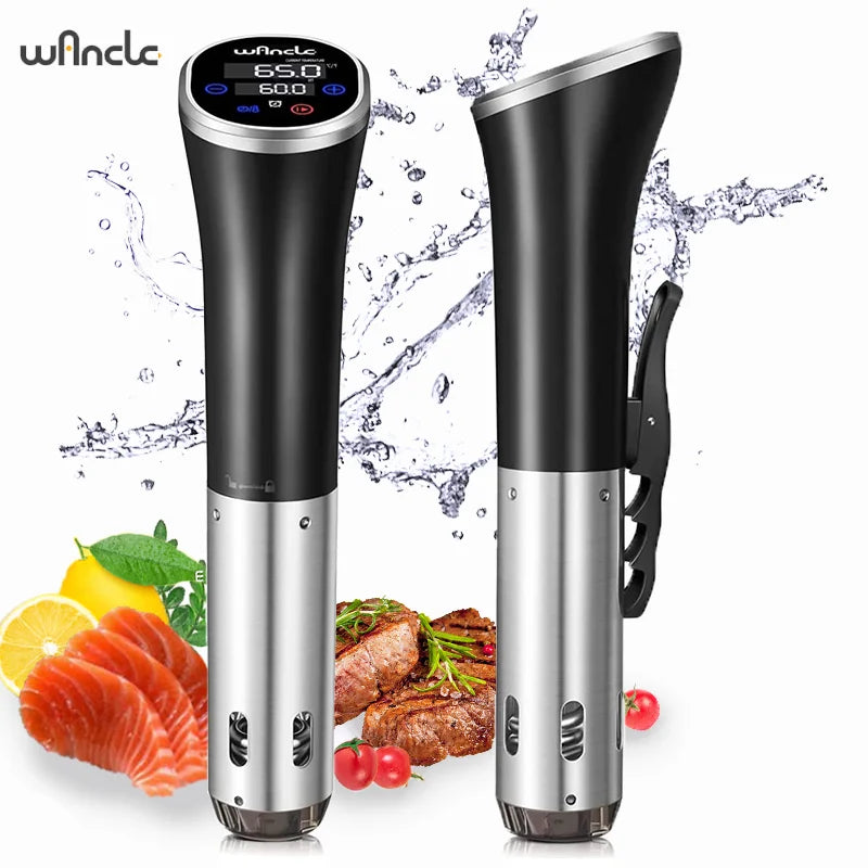 Wancle 1100W Sous Vide Cooker - Precision Immersion Circulator, IPX7 Waterproof