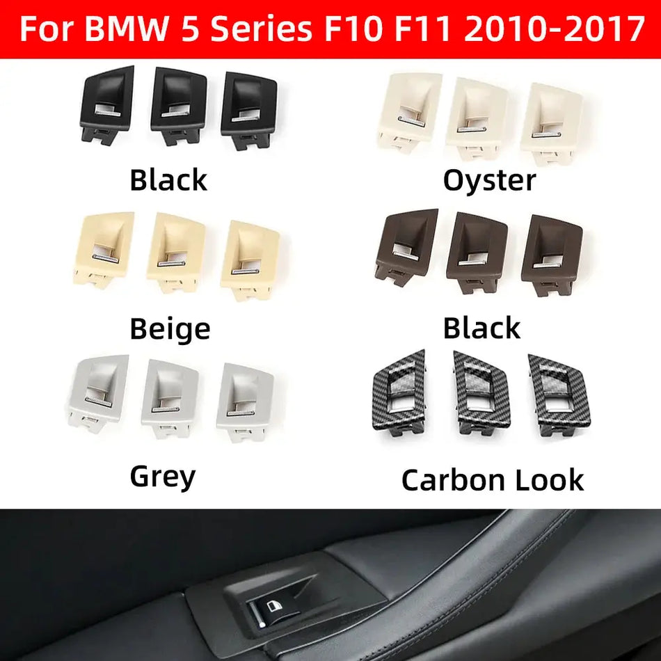 LHD RHD Left Right Passenger Door Window Lifter Switch Panel Cover Button For BMW 5 Series F10 F11 520i 523i 525i 528i 535i by InterCyprus Trading Ltd