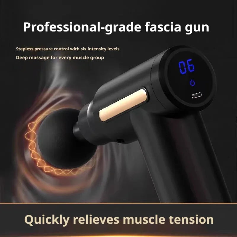 Mini Electric Fascia Gun Massager for Neck, Low Noise, Pocket Size