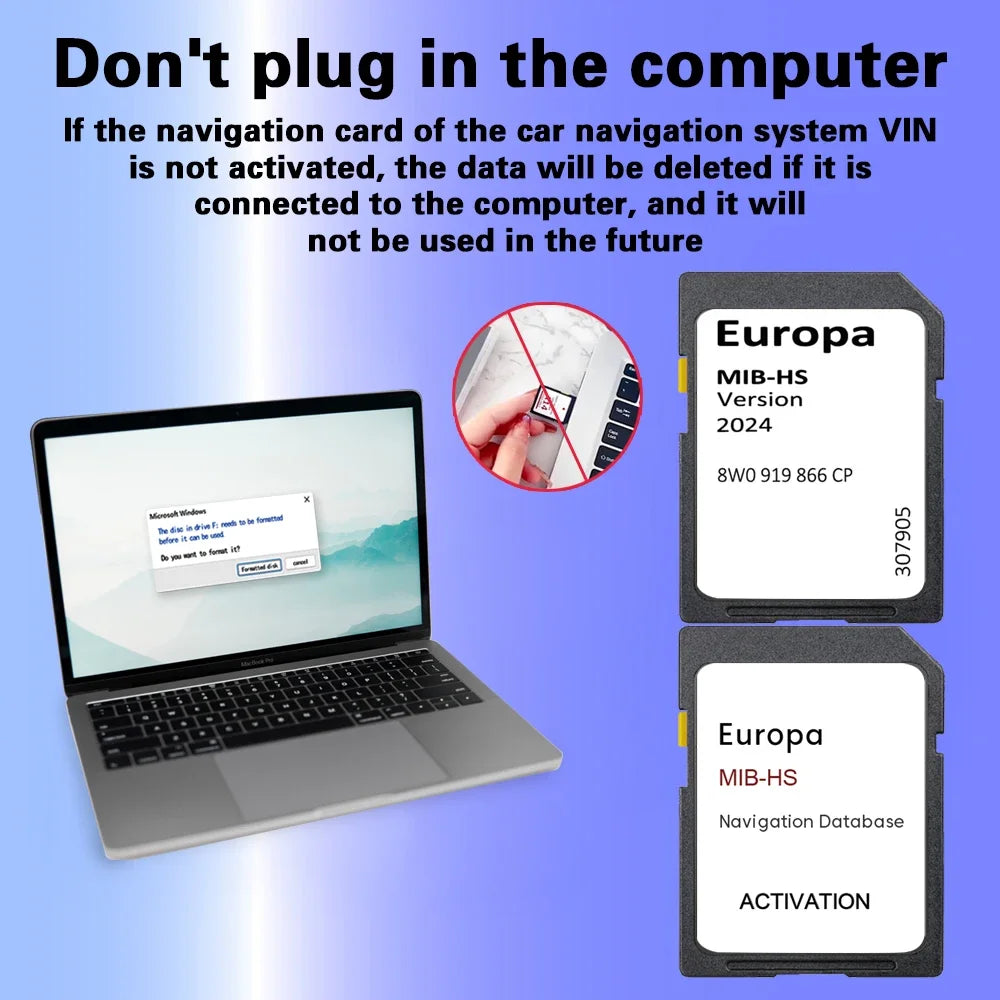 8W0919866CP &ndash; Europe Maps 2024 Update For Audi Navigation