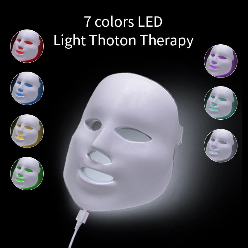 Red Light Therapy 7 Colors LED Mask &ndash; Skin Tightening