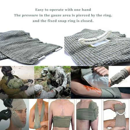 Israeli Bandage 4/6in Wound Dressing &ndash; Combat Compression