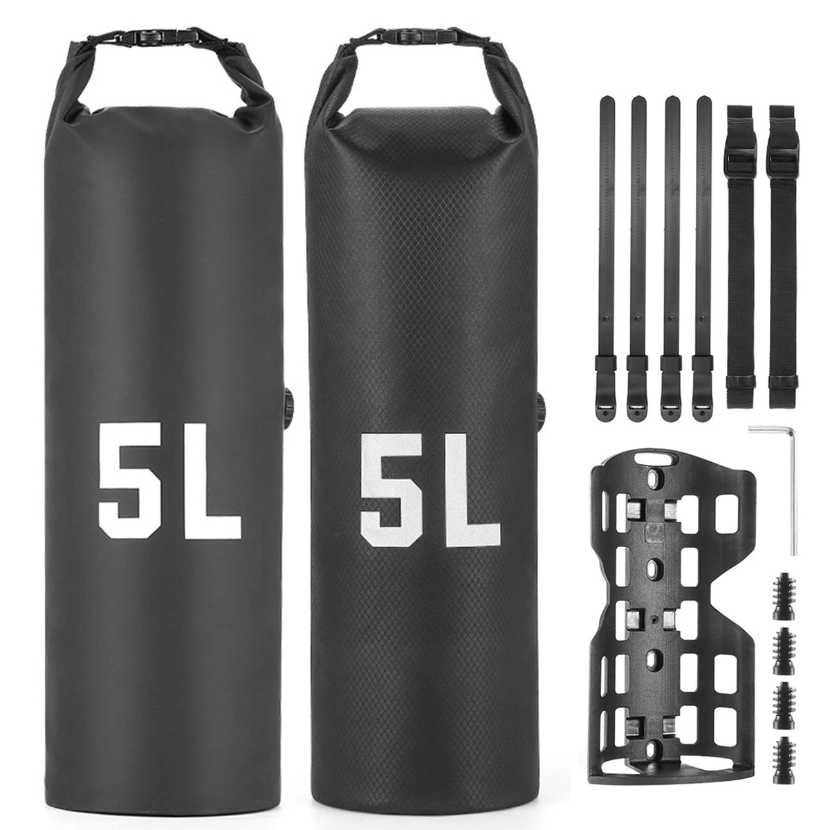 Bike Fork Bag Rainproof 5L &ndash; Sturdy Base and Easy Install