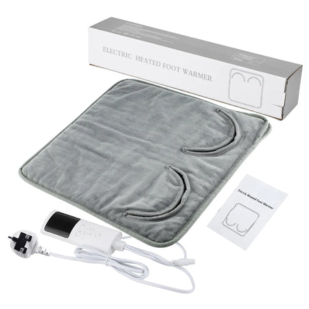 Electric Foot Heating Pad &ndash; Washable Cozy Feet Warmer UK plug