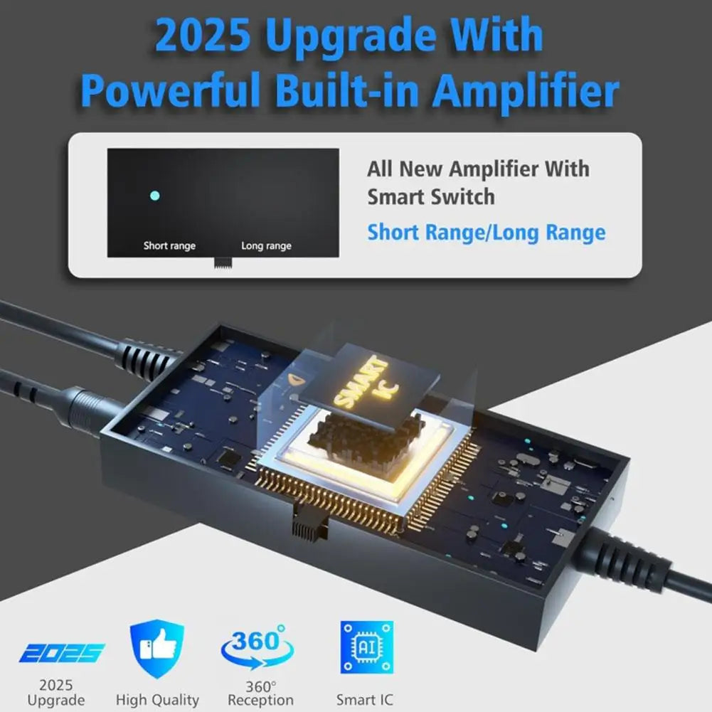 CUJMH DVB-T HD Indoor Antenna &ndash; High Gain 39dBi Amplifier