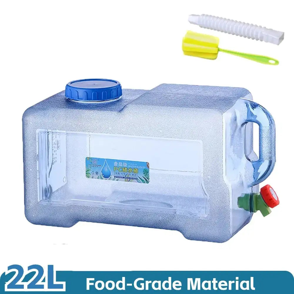 10L Large Capacity Outdoor Camping Water Bag With Faucet 22L