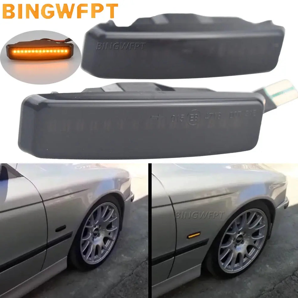 Dynamic LED Sequential Turn Signal Lights for BMW 5 Series E39