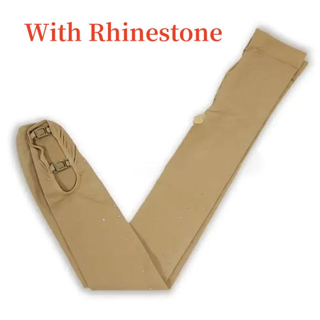 Rhinestone Skating Pantyhose &ndash; Stylish Comfort for All Ages With Rhinestone / 10-14