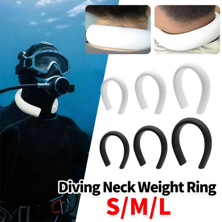 Dive Neck Weight Bendable Wearable Dive Neck Weight Ring Precise Buoyancy Control Ring for Freediving Enthusiasts Accessories