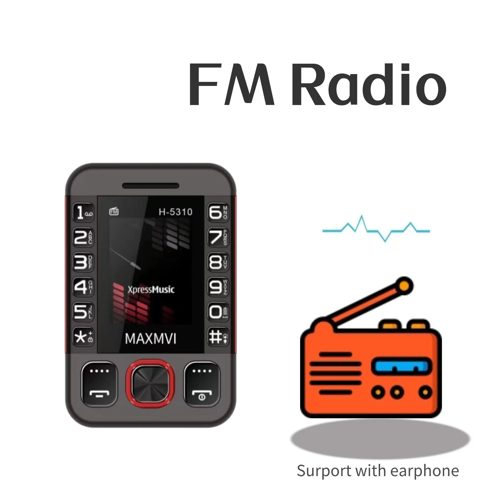 Pocket Phone For Kids 2G Dual Sim &ndash; Ultra Thin Palm Size