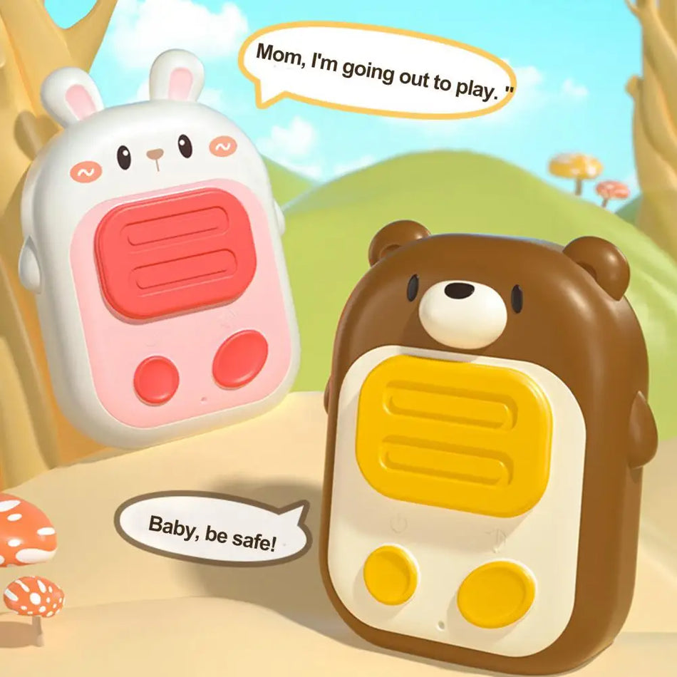 Σετ Μίνι Παιδικά Walkie Talkie, Φορητό Παιχνίδι Ραδιόφωνο 2 Τεμαχίων για Εσωτερική και Εξωτερική Διασκέδαση