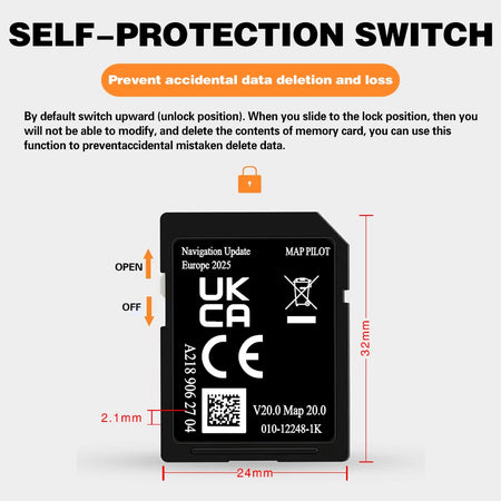 A2189062704 V20 &ndash; Europe GPS Map Pilot 2025 Update Pro