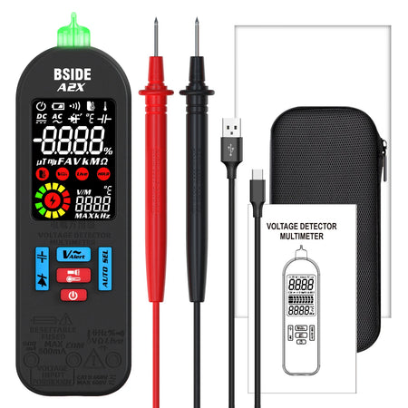 BSIDE A2X Digital Multimeter &ndash; Smart Rechargeable Tester A2X BAG / CHINA