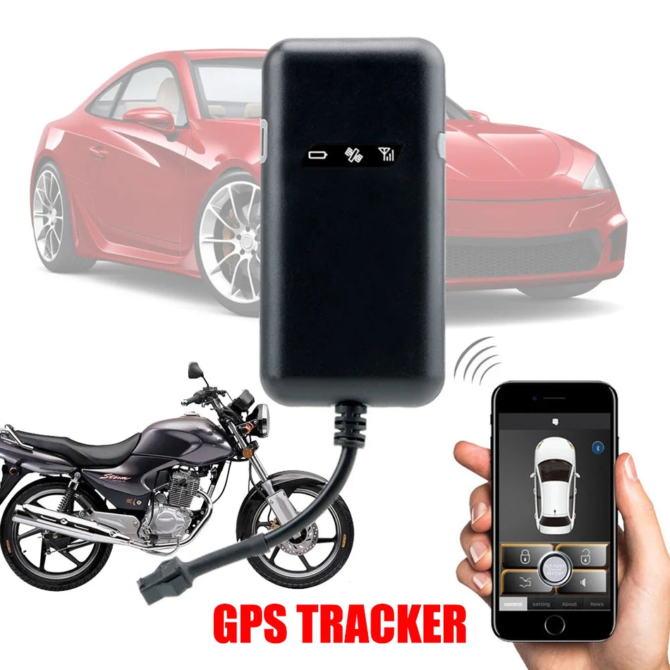 Leepee GT02A Localizzatore GPS per Auto e Moto, Posizionamento Remoto GSM, 12V/24V
