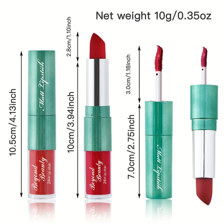 Dual Head Long-Wear Matte Lipstick + Liquid Gloss