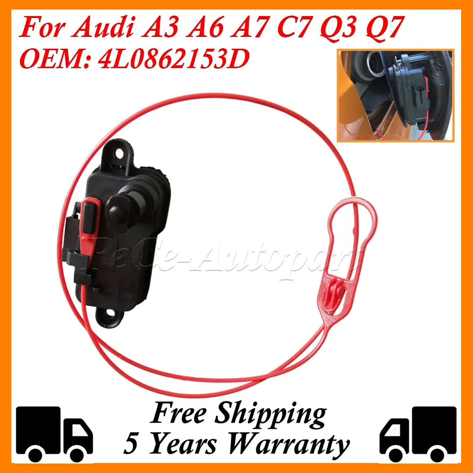 Degvielas vāciņa durtiņu izpildmehānisma motors Audi A3 A6 A7 Q3 Q7 4L0862153D