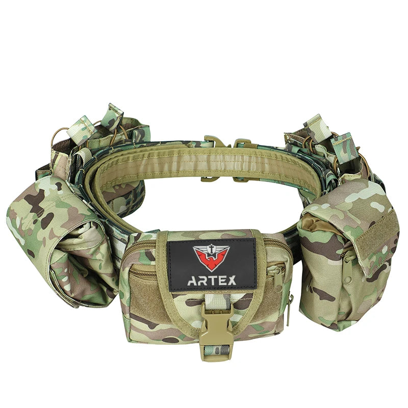 ARTEX AY-2002 Outdoor Battle Belt &ndash; Includes Pouches