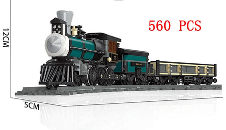 City Train Set Steam Vehicle Cargo Rail &ndash; Lego Compatible