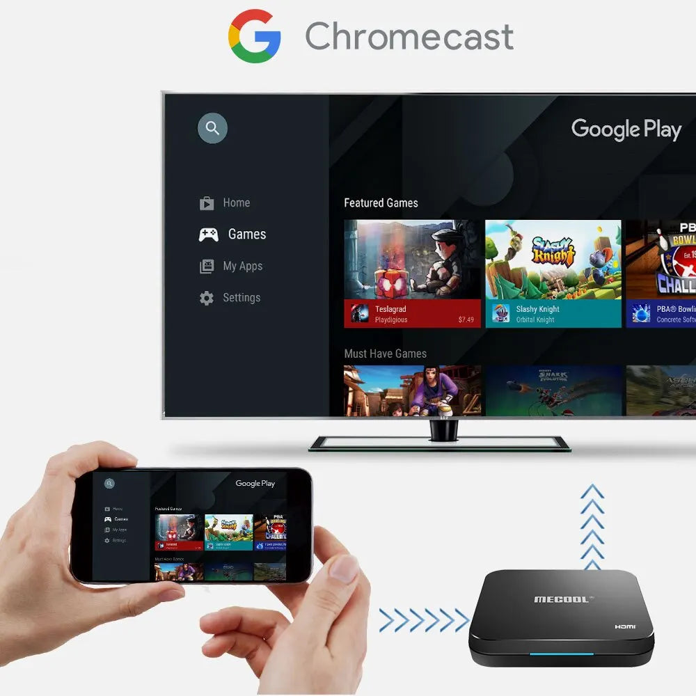 Mecool KM9 Pro Classic Android TV Box &ndash; 4K HDR Cast