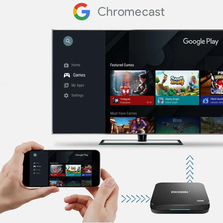 Mecool KM9 Pro Classic Android TV Box &ndash; 4K HDR Cast