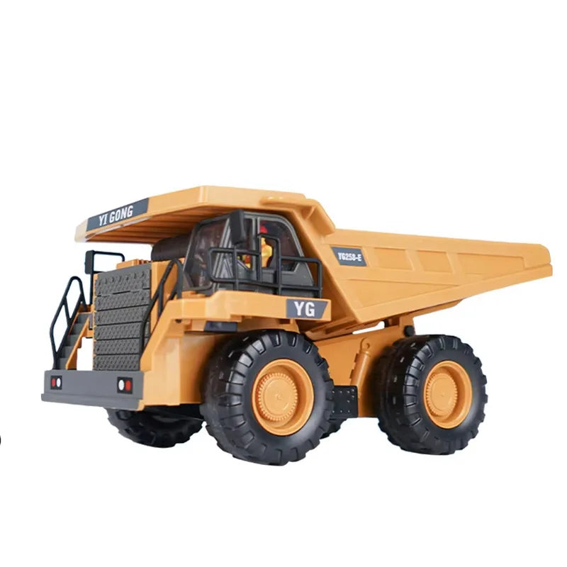 Rc Excavator Bulldozer Truck Toys for Boy 2.4G Remote Control Dumper Engineering Vehicle tractor Crawler Birthday Gift Child RC Dumper