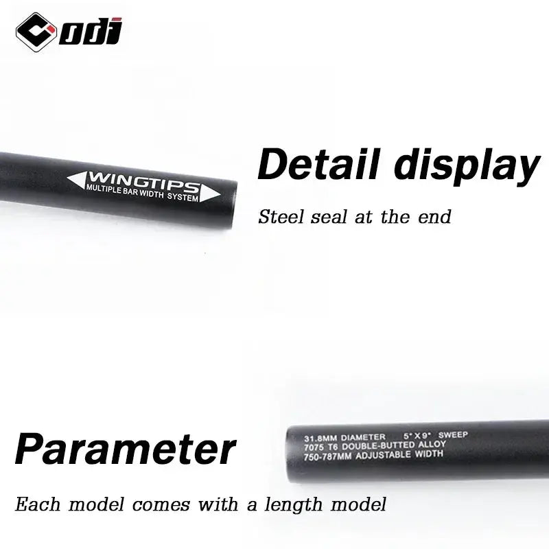 ODI MTB Bicycle Handlebar 7050 ALuminum Alloy Plating CNC MTB Handlebar 31.8*760mm Mountain Bike Handle Bar Bicycle Part by InterCyprus Trading Ltd