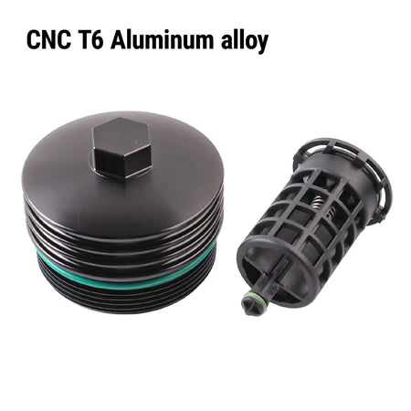 PIKBUK Aluminum BILLET OIL FILTER HOUSING FOR N20 N26 N52 N54 N55 S55 BMW 2.0L 3.0L Engines by InterCyprus Trading Ltd