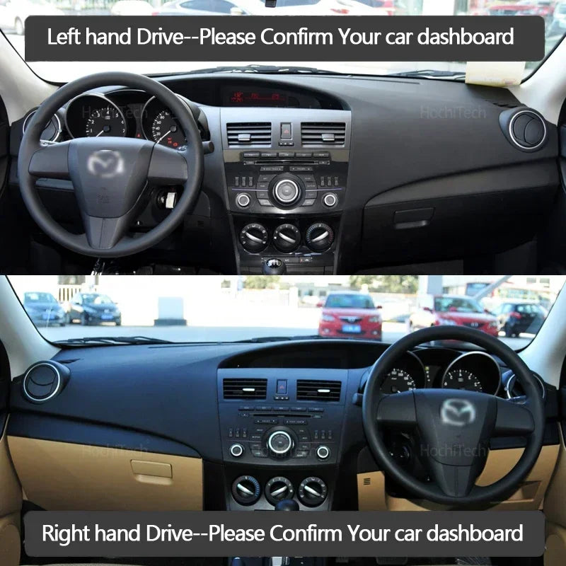 Anti-Slip Dashboard Cover Mat For Mazda 3 Axela BL 2009-2013