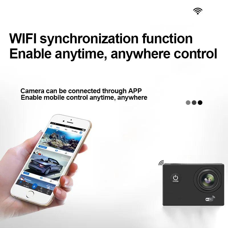 2MP High-Definition Underwater Cycling Camera &ndash; 1080P High-Definition Video Quality