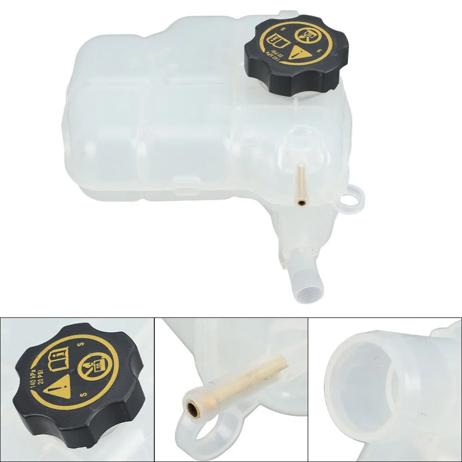 Expansion Coolant Tank With Cover for Vauxhall Astra J Mk6, Chevrolet Cruze Mk1