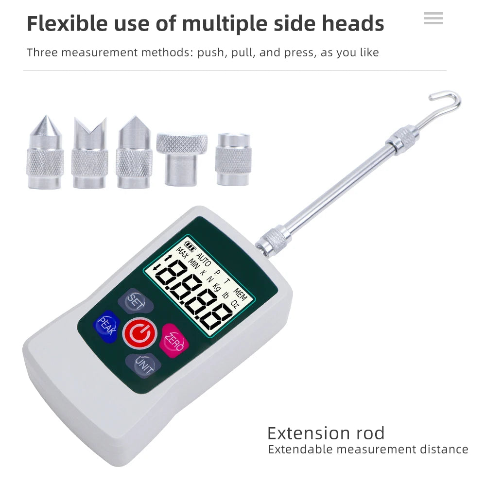 100N To 500N Digital Force Gauge &ndash; Four Unit Measurements