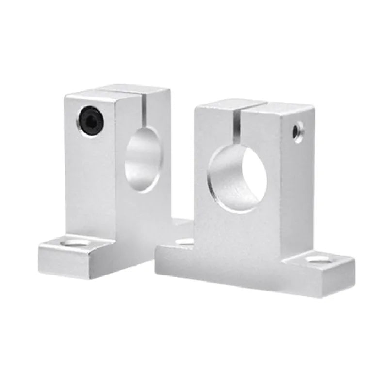 Aluminium Linear Motion Rail Clamping Rod Support Bracket 8-60mm