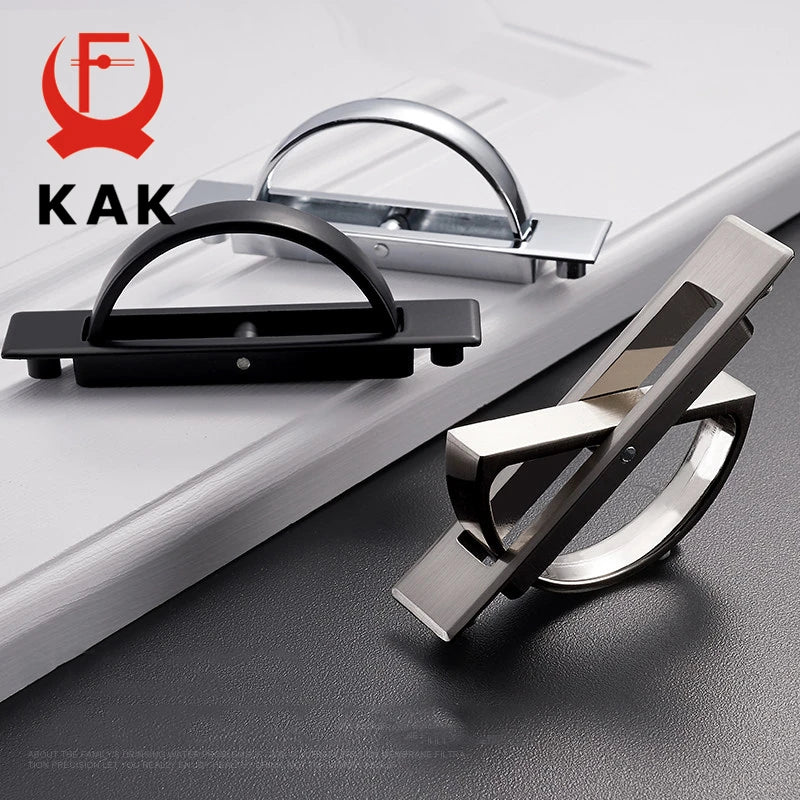 KAK Tatami Hidden Door Handle Zinc Alloy Recessed Pull