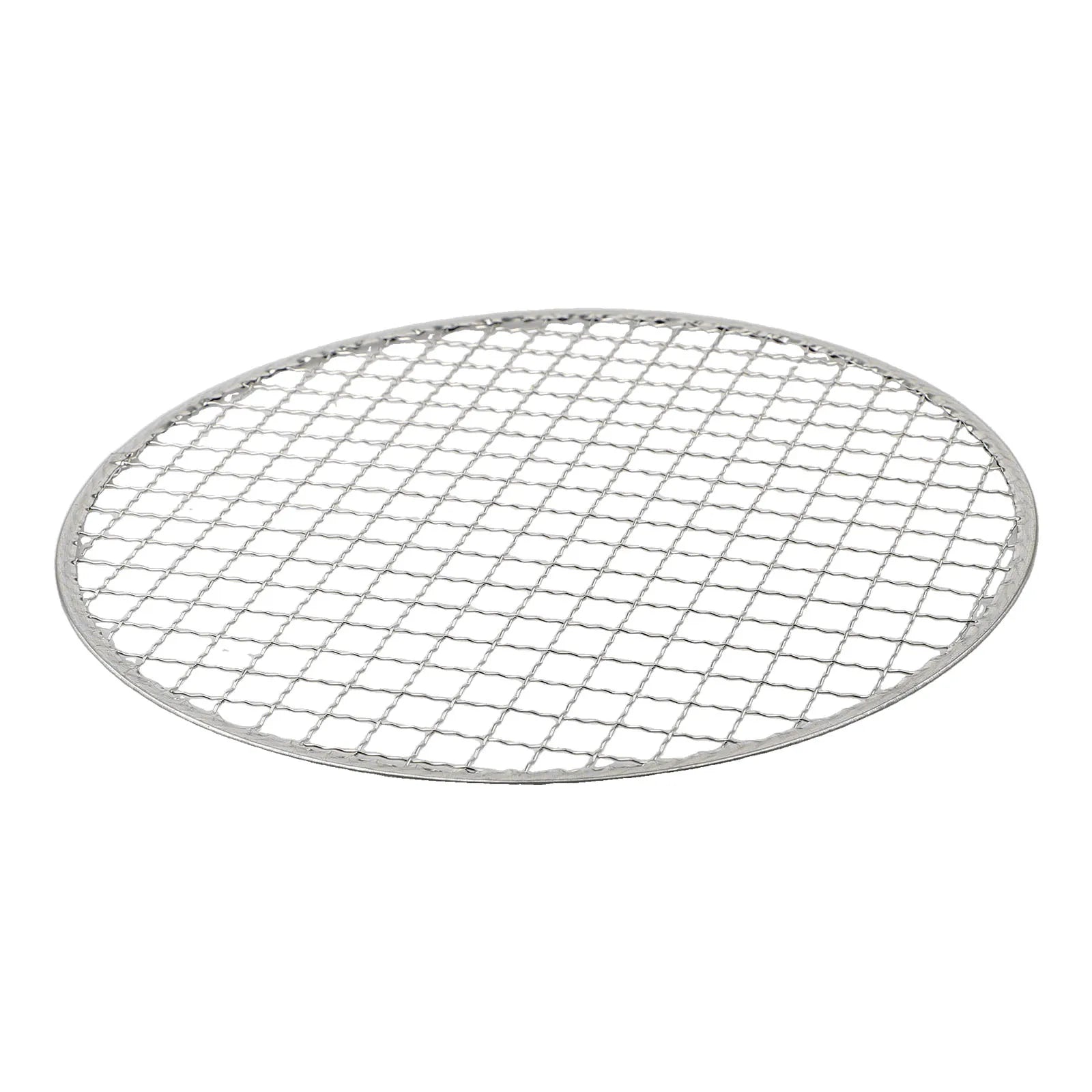5-Piece Round Stainless Steel BBQ Grill Mesh Set