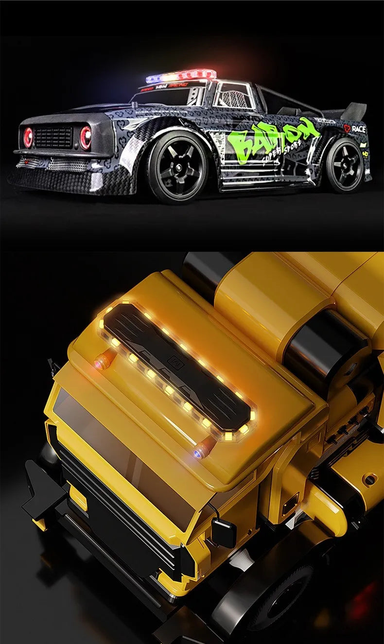 RC Car Roof Lamp 7 Colors LED Light Bar &ndash; 12 Modes