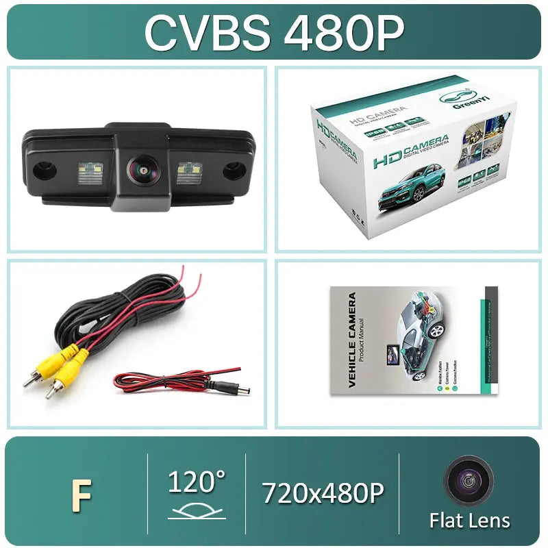 CCD AHD1080P Night Vision Car License Plate Light Rear View Camera For Subaru Forester Outback Impreza Toyota Prado 2010-2014 by InterCyprus Trading Ltd
